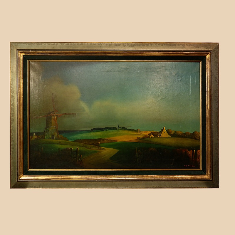 Staf STIENTJES (1883-1974) oil on canvas -  Signed lower right