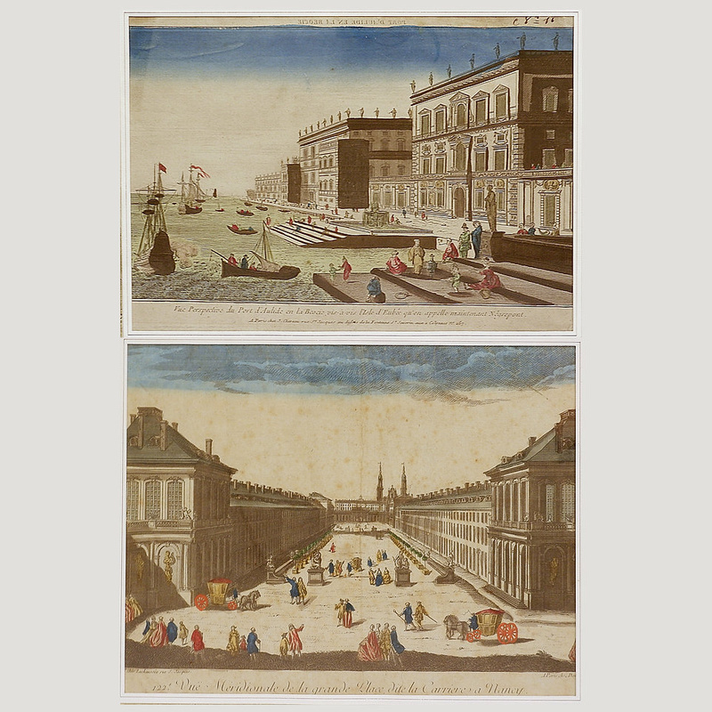 Pair of Antique engravings - Late 18th