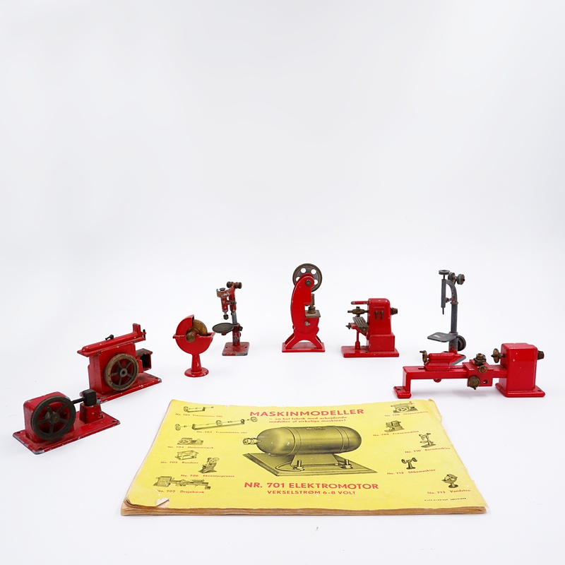 MACHINE PARTS, 8 pcs., Langes Legetøj, Denmark